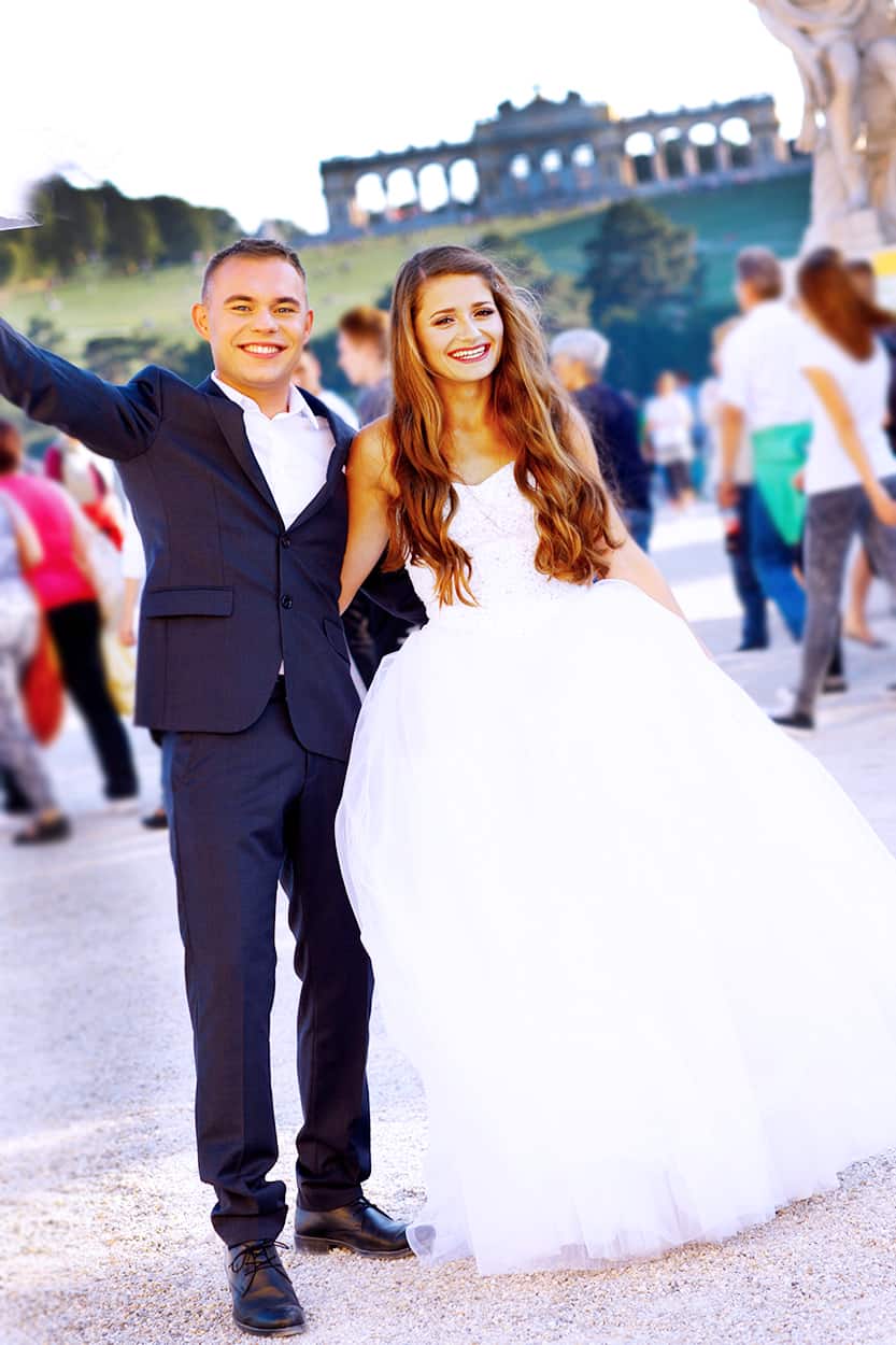 para młoda w Wiedniu