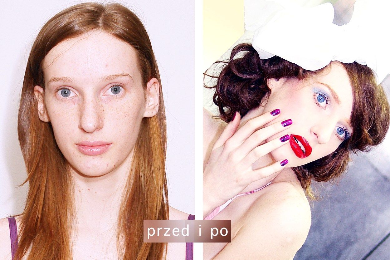 makijaż ślubny retro