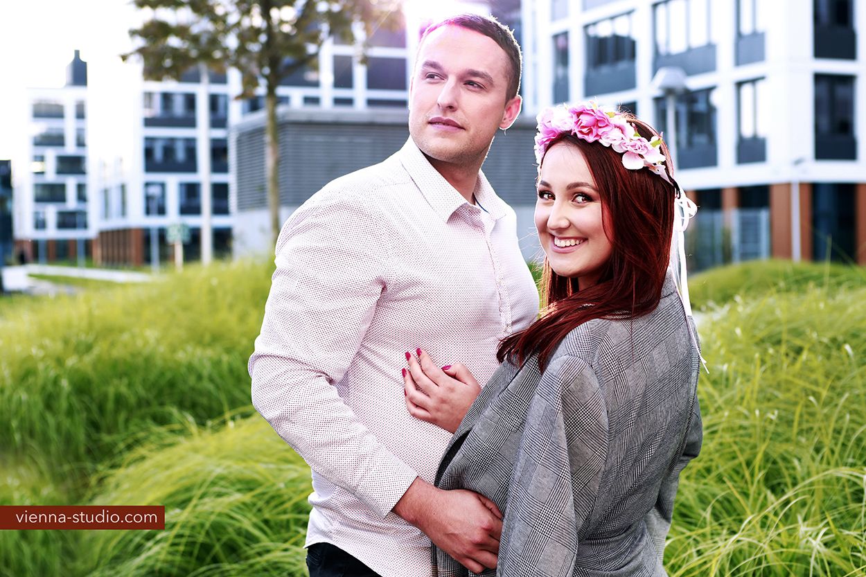 romantyczne zdjęcia pary Trzebnica